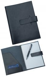 Black Leather Writing Pad, Compendiums, Bags
